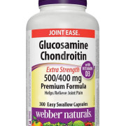 加拿大製Webber Naturals Glucosamine 高濃度維骨力 + 維他命D 300粒裝