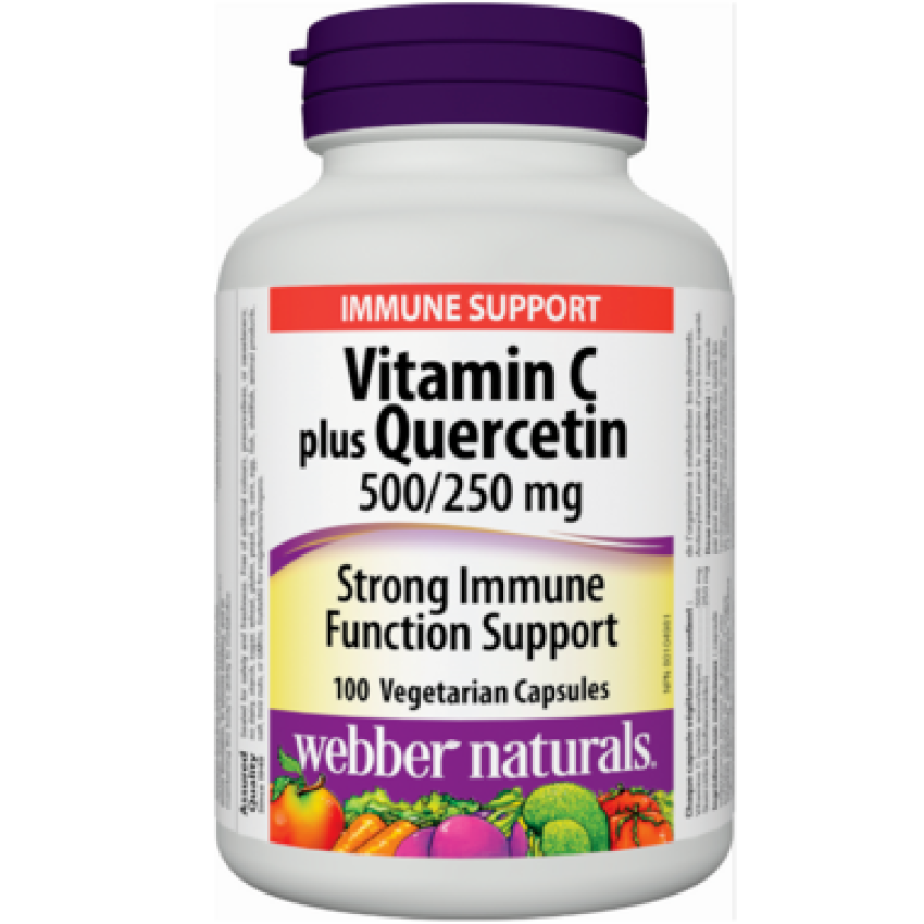 Webber Naturals 維生素C洋蔥素 Webber Naturals Vitamin C with Quercetin 100粒