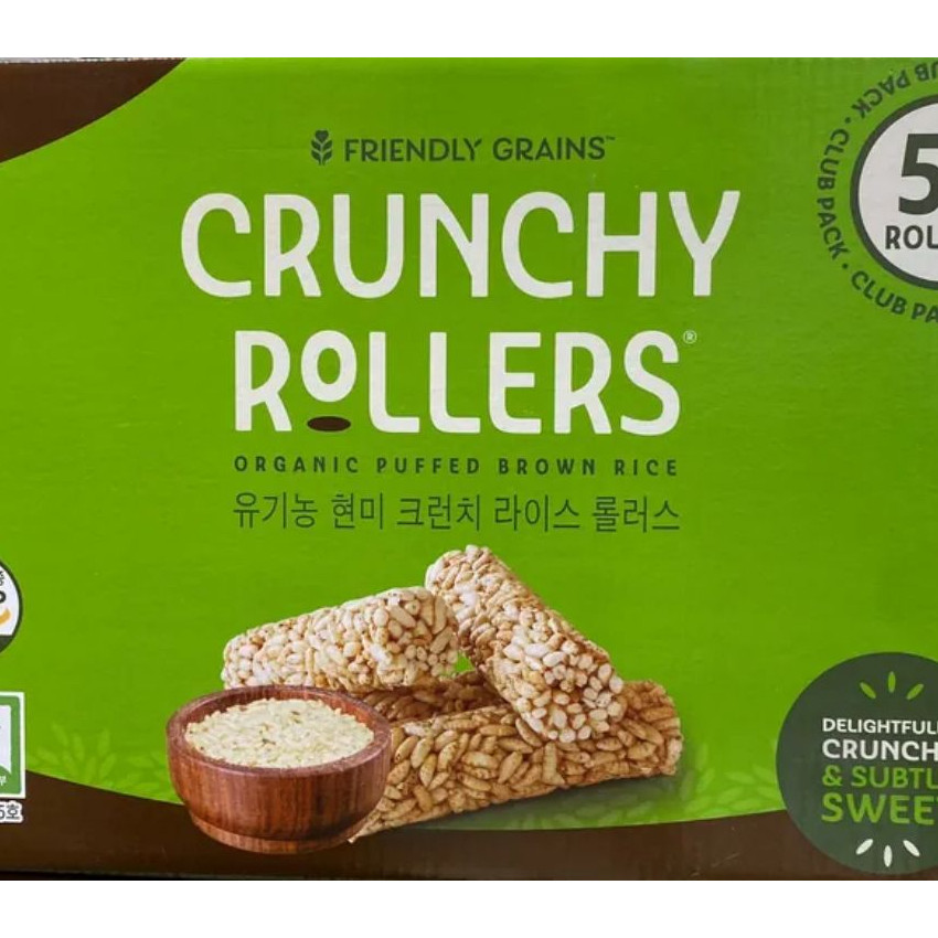 Crunchy Rollers美國有機脆米通 50條 